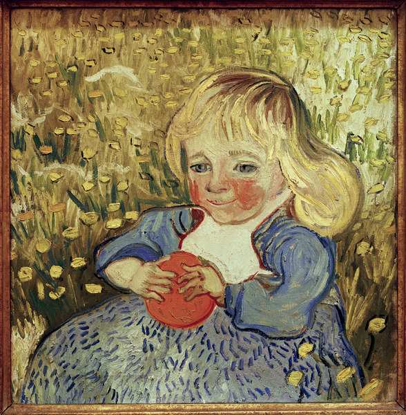 van Gogh / Child with orange / 1890 od Vincent van Gogh