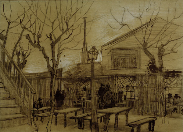 Van Gogh, Guinguette / Draw./ 1887 od Vincent van Gogh
