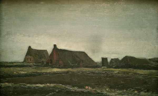 v.Gogh, Cottages / Paint./ 1883 od Vincent van Gogh