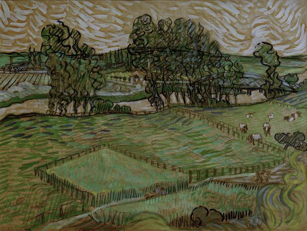 v.Gogh, The Oise at Auvers / 1890 od Vincent van Gogh