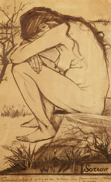 Sorrow, 1882 (pencil, pen and od Vincent van Gogh