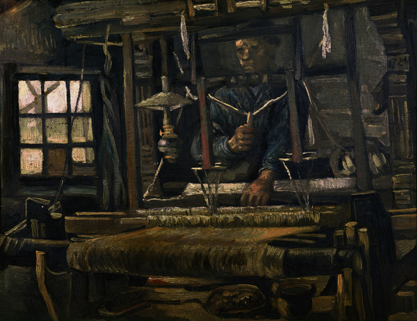 V.van Gogh, Weaver Seen fr.Front / Ptg. od Vincent van Gogh