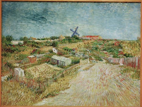 V.v.Gogh,Veget.Gard.at Butte Montmartre od Vincent van Gogh