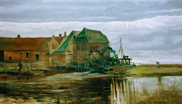 Vincent van Gogh / Watermill at Gennep od Vincent van Gogh