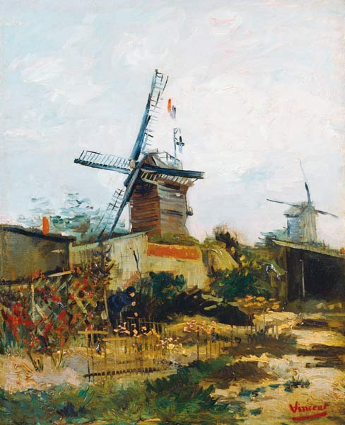 Windmills on Montmartre od Vincent van Gogh