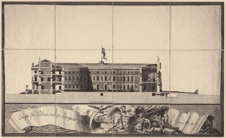 Saint Michael's Castle in Saint Petersburg od Vincenzo Brenna