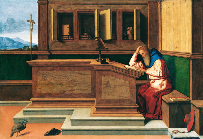 Saint Jerome in His Study od Vincenzo Catena