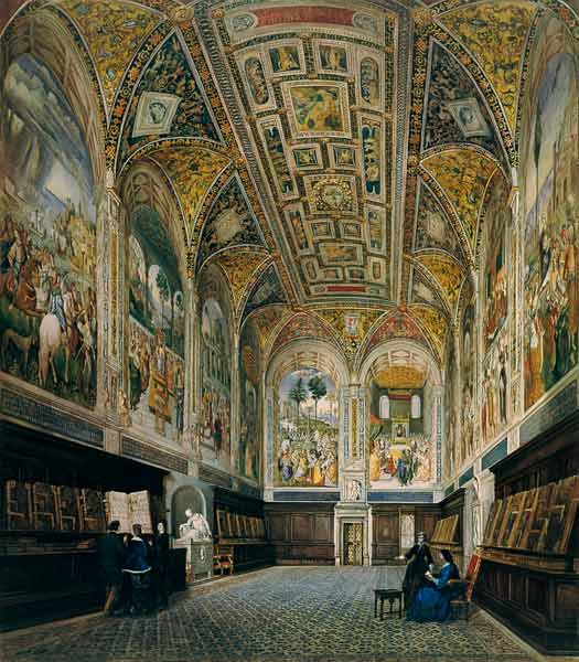 The Piccolomini Library, Siena od Vincenzo Marchi