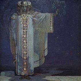The prophet Libuse (queen) of Bohemia 700-738 od Vitezlav Karel Masek