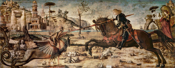 St. George Killing the Dragon od Vittore Carpaccio