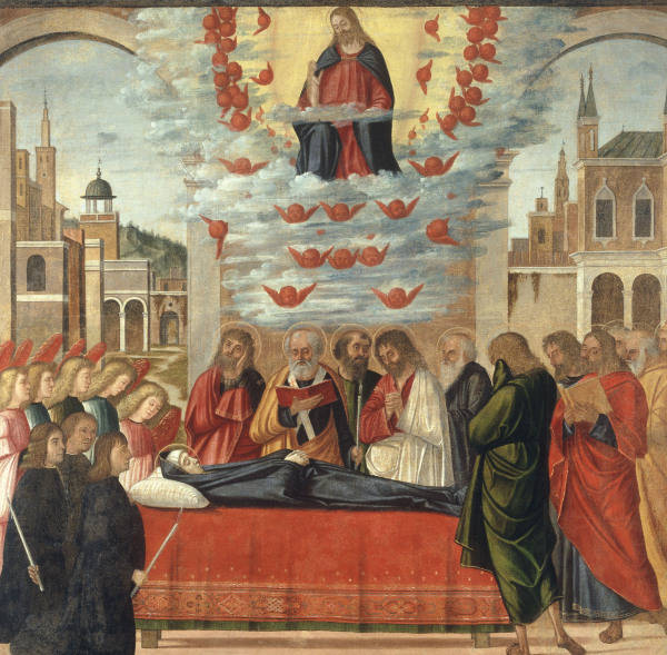 Carpaccio / Death of Mary / Paint./ C16 od Vittore Carpaccio