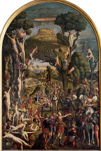 The Crucifixion and the Glorification the Ten Thousand Martyrs on Mt. Ararat od Vittore Carpaccio