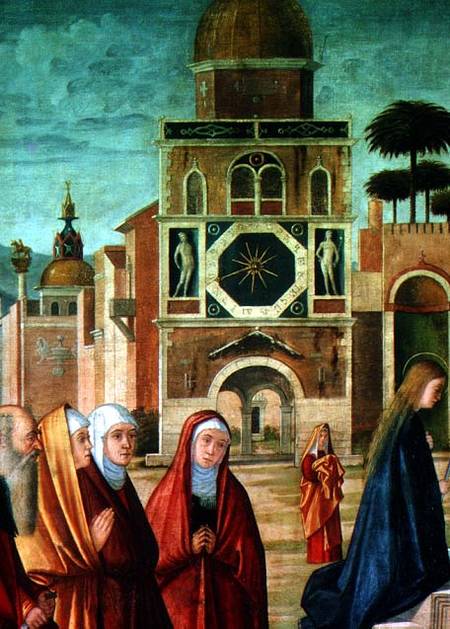 Presentation of Mary at the Temple (detail of Mary) od Vittore Carpaccio