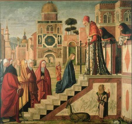 Presentation of Mary in the Temple, oil on canvas od Vittore Carpaccio