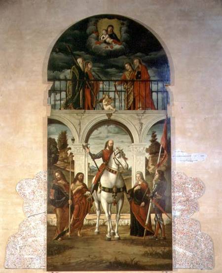 St. Vitalis with Saints od Vittore Carpaccio