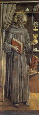 St. James della Marca (tempera on panel) od Vittorio Crivelli