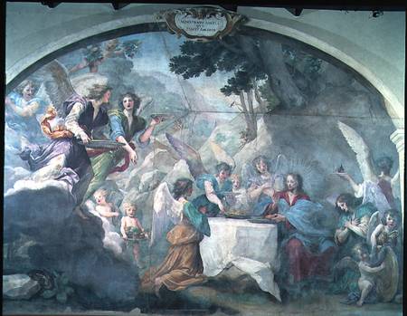 Christ served by Angels od Volterrano (eigentl. Baldassare Franceschini)