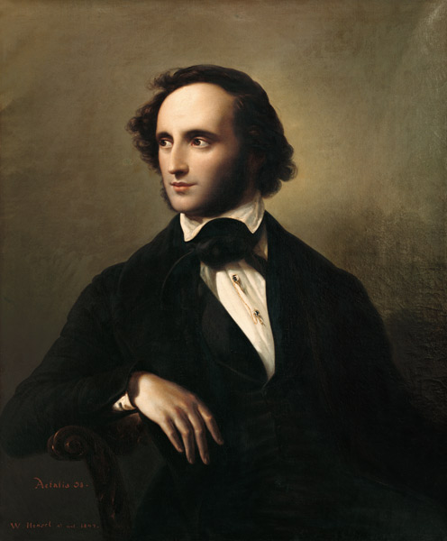 Felix Mendelssohn-Bartholdy od W. Hensel