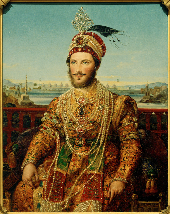 Prinz Wilhelm von Preußen als Aurangzeb od W. Hensel