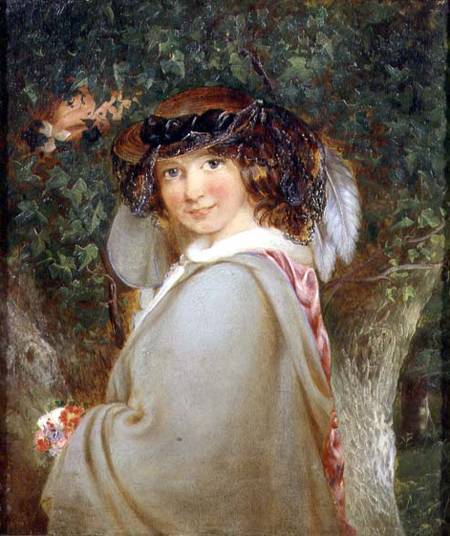 Portrait of a Young Girl od W. M Egley