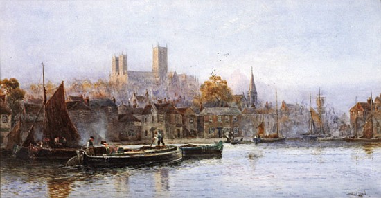 Lincoln Cathedral from the River od Walker Stuart Lloyd
