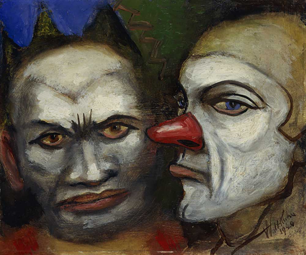 Two Clowns, 1940 od Walt Kuhn