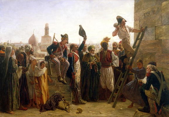 The French in Cairo in 1800, 1884 (oil on canvas) od Walter Charles Horsley