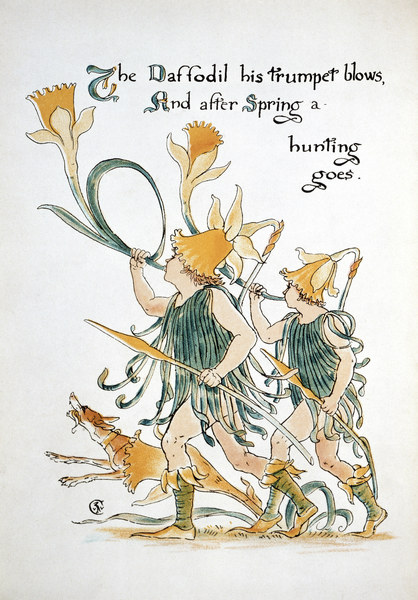 Daffodils od Walter Crane