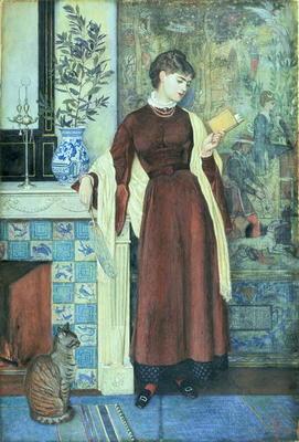 At Home: A Portrait, 1872 (tempera on paper)