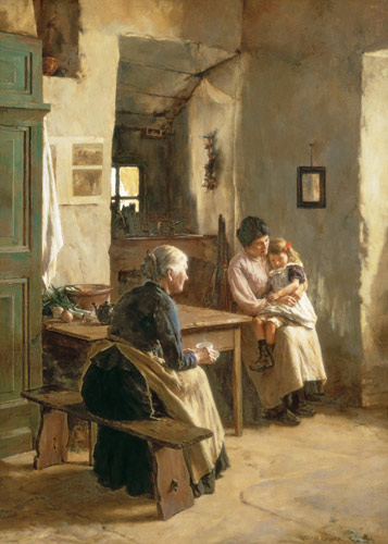 Mother Love od Walter Langley