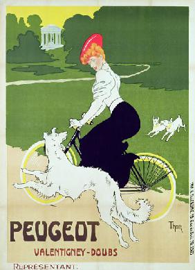 Poster advertising Peugeot bicycles, printed by G. Elleaume