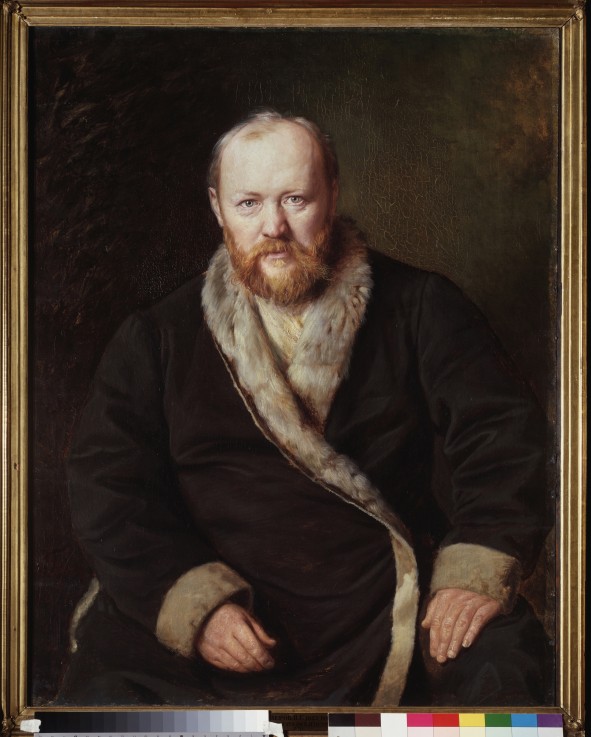 Portrait of the Dramatist Alexander N. Ostrovsky (1823-1886) od Wassili Perow
