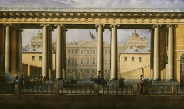 The Anichkov Palace in Saint Petersburg od Wassili Sadownikow
