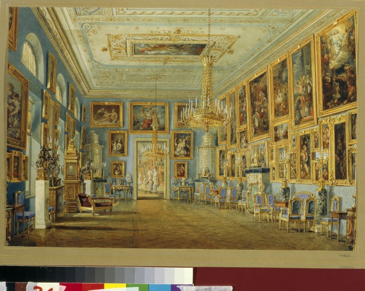 The Art Gallery in the Yusupov Palace in St. Petersburg od Wassili Sadownikow