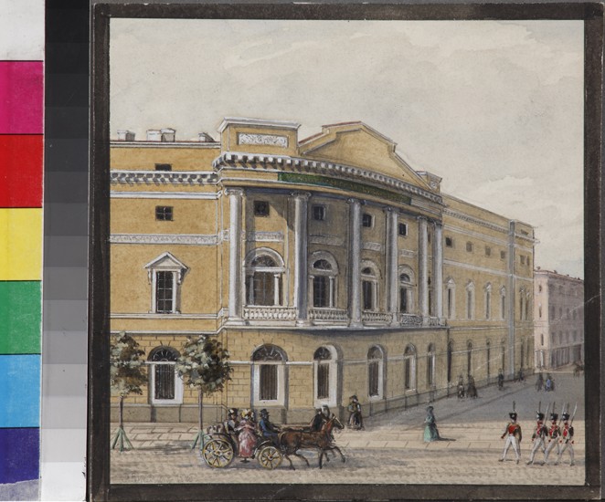 The Imperial Public Library in Saint Petersburg od Wassili Sadownikow