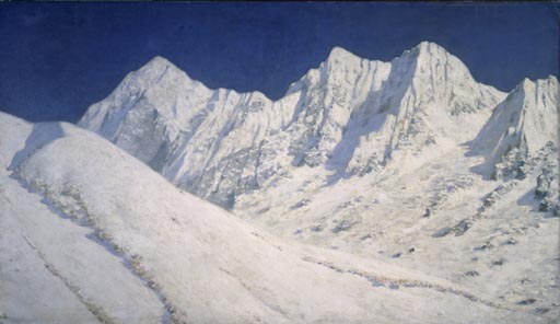 Indien. Schnee auf dem Himalaya od Wassili Werestschagin