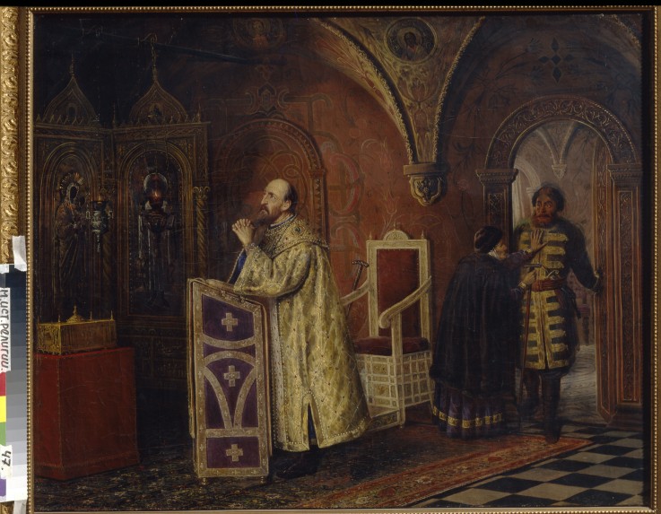 Tsar Ivan IV the Terrible praying od Wassili Wladimirowitsch Pukirew