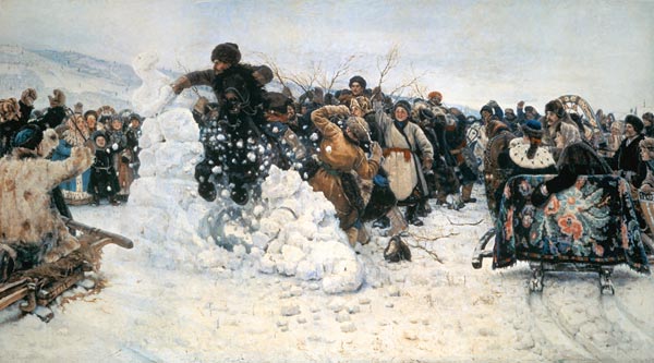 Einnahme der Schneestadt od Wassilij Iwanowitsch Surikow