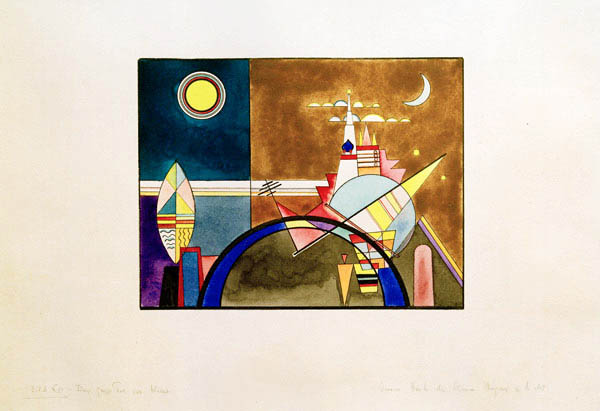 Pictures at an Exhibition, Picture XVI od Wassily Kandinsky