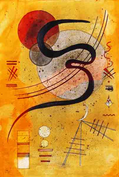 Launelinie od Wassily Kandinsky