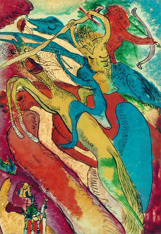 Apocalyptic rider I. od Wassily Kandinsky