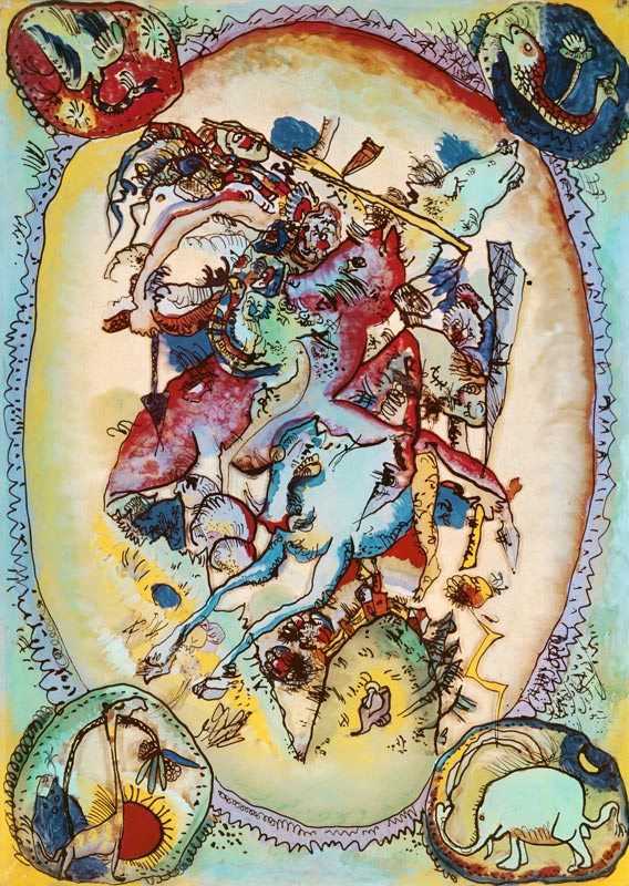 Apocalyptic rider II. od Wassily Kandinsky