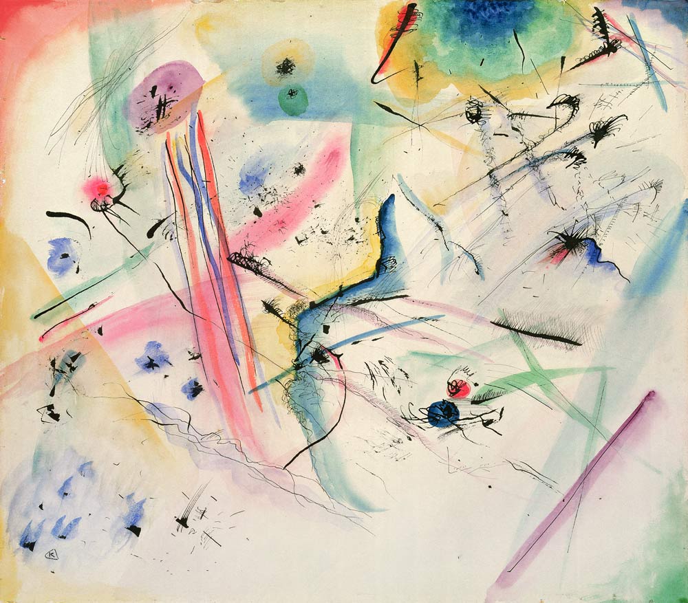Composition With Red od Wassily Kandinsky