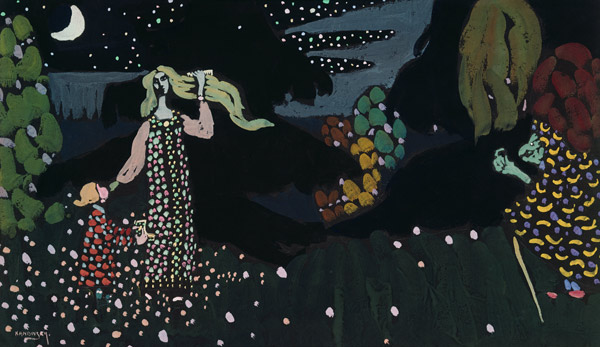 The night. od Wassily Kandinsky