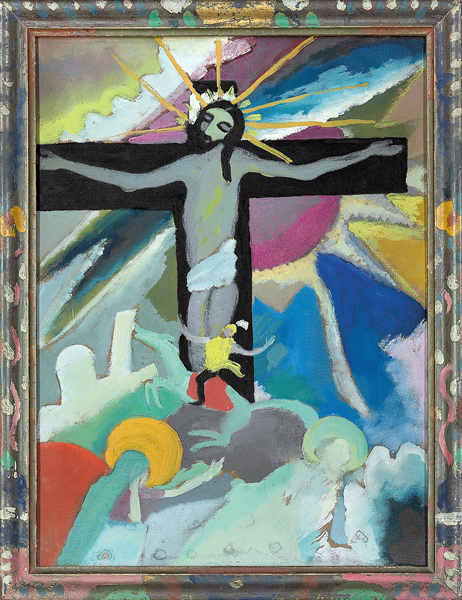 Gekreuzigter Christus od Wassily Kandinsky