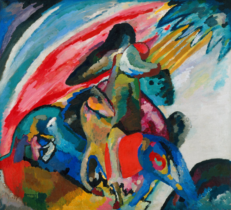 Improvisation 12 (Reiter) od Wassily Kandinsky