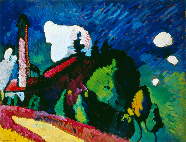 Landscape with Tower od Wassily Kandinsky