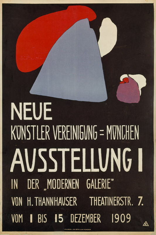 Poster a new artist union Munich od Wassily Kandinsky