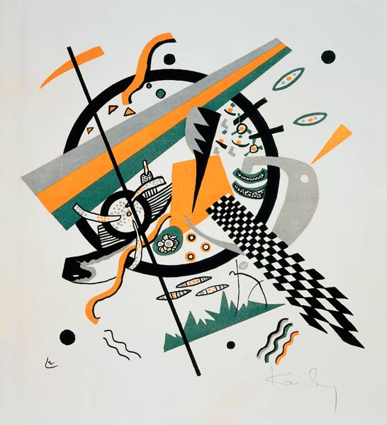 Composition with Stripes od Wassily Kandinsky