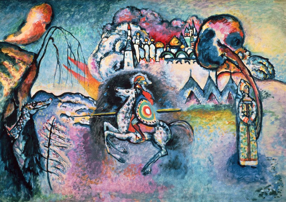 Rider, St. George od Wassily Kandinsky